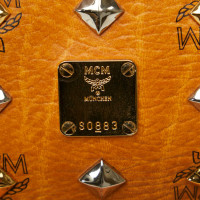 Mcm Backpack Canvas in Brown