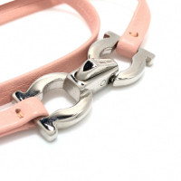 Salvatore Ferragamo Bracelet/Wristband Leather in Fuchsia