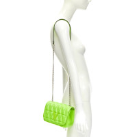 Versace Clutch Bag Patent leather in Green