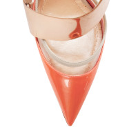 Christian Dior Sandalen aus Lackleder in Rosa / Pink