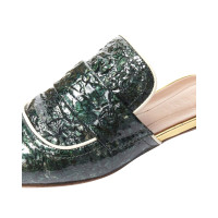 Marni Sandals Patent leather in Green