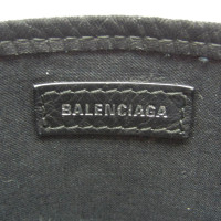 Balenciaga Navy Cabas aus Leder in Schwarz