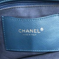 Chanel Mademoiselle Leer in Blauw