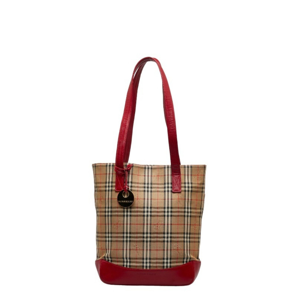 Burberry Shoulder bag Leather in Red