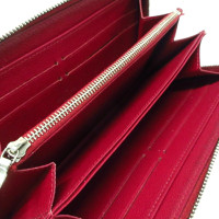 Louis Vuitton Masters Zippy Wallet Leer in Rood