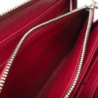 Louis Vuitton Masters Zippy Wallet Leer in Rood