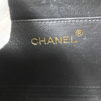 Chanel Schoudertas Lakleer in Zwart