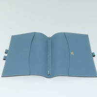 Hermès Vision Agenda Cover Leather in Blue