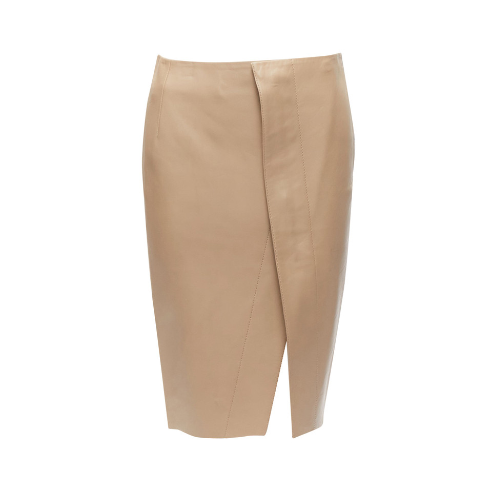 Acne Skirt Leather in Beige