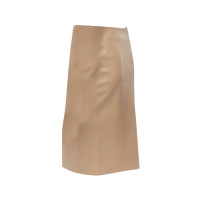 Acne Skirt Leather in Beige