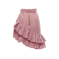 Balmain Skirt Cotton in Red