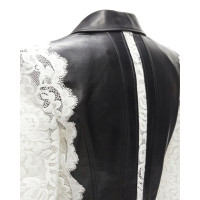 Alexander McQueen Blazer Leather in Black