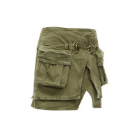 Balmain Skirt Cotton in Green