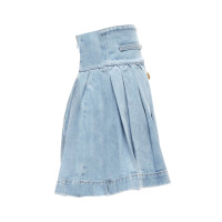 Balmain Skirt Cotton in Blue