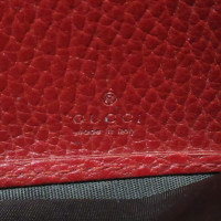 Gucci GG Marmont Mini en Cuir en Rouge