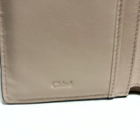 Chloé Alphabet Clutch Leather in Beige