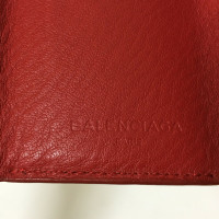 Balenciaga Papier aus Leder in Rot