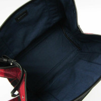 Balenciaga Navy Cabas aus Wolle in Rot