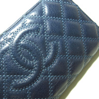Chanel Matelassée aus Leder in Blau