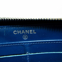 Chanel Matelassée en Cuir en Bleu
