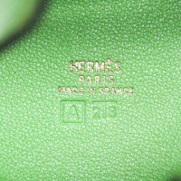 Hermès Vespa Leer in Groen