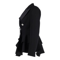 Alessandra Rich Blazer Wool in Black