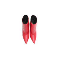 Saint Laurent Boots Leather in Red