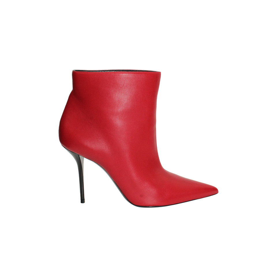 Saint Laurent Stiefel aus Leder in Rot