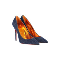 Christian Louboutin Pumps/Peeptoes Jeans fabric in Blue