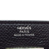 Hermès Kelly aus Leder in Schwarz