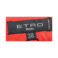 Etro Oberteil aus Baumwolle in Rot