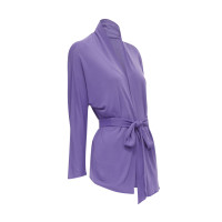 Hermès Oberteil aus Viskose in Violett