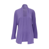Hermès Oberteil aus Viskose in Violett