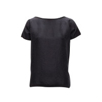 Hermès Oberteil aus Baumwolle in Schwarz
