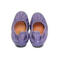 Lanvin Slippers/Ballerinas Leather in Violet