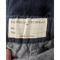 Brunello Cucinelli Jeans en Coton en Beige