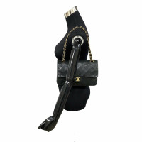 Chanel Matelassée aus Leder in Schwarz