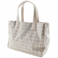 Chanel Tote Bag aus Canvas in Beige