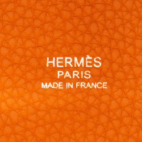 Hermès Picotin aus Leder in Ocker