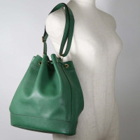 Hermès Market Bag aus Leder in Grün