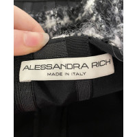 Alessandra Rich Top Wool in Black