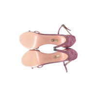 Aquazzura Sandalen aus Baumwolle in Rosa / Pink