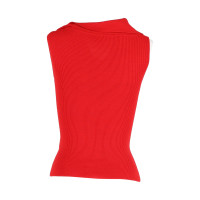 Alexander McQueen Top Wool in Red
