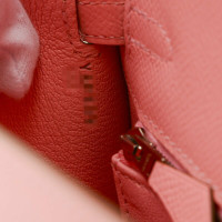 Hermès Handtasche aus Leder in Fuchsia
