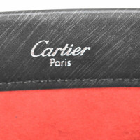 Cartier Trinity Ring Leer in Zwart