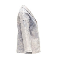 Christian Dior Jacke/Mantel aus Baumwolle in Blau