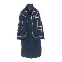 Comme Des Garçons Jacket/Coat Cotton in Blue
