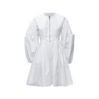 Alexander McQueen Dress Cotton in White