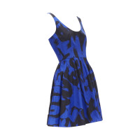 Alexander McQueen Dress Cotton in Blue