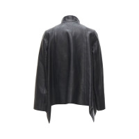 Hermès Jacket/Coat Leather in Black